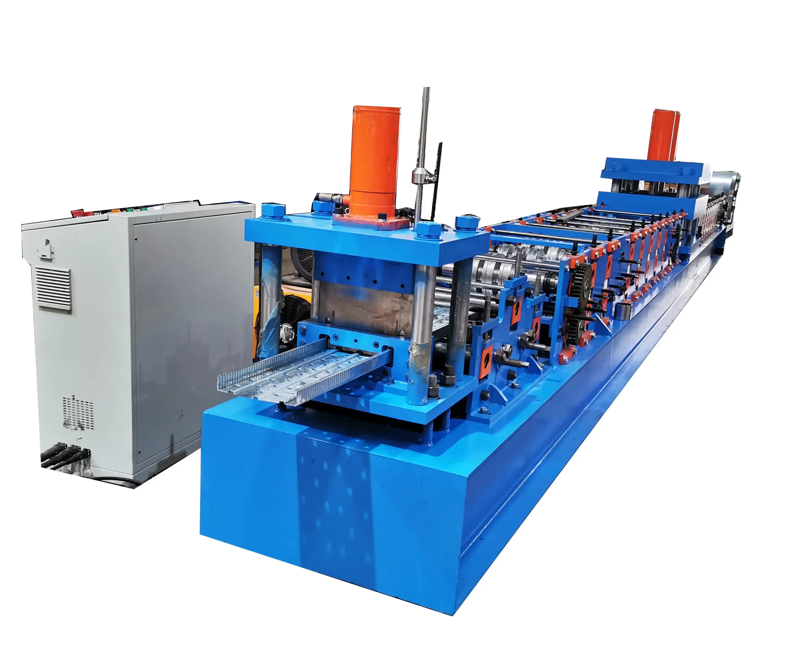 Foot pedal roll forming machine